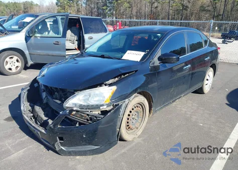 2013 Nissan Sentra Sv из США, поврежденный, VIN 1N4AB7AP3DN901753